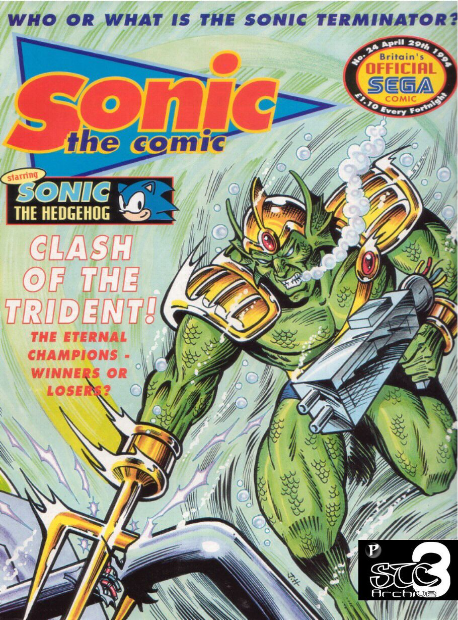 Sonic - The Comic Issue No. 024 Comic cover page